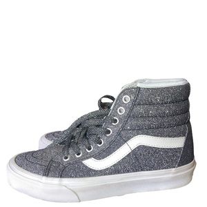 Vans® Unisex SK8-Hi Reissue High-Top Sneakers in Black Glitter